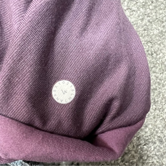 Lululemon Shorts Womens 4 Purple Every Moment 3.5" Inseam Casual Modal Terry - Picture 4 of 6